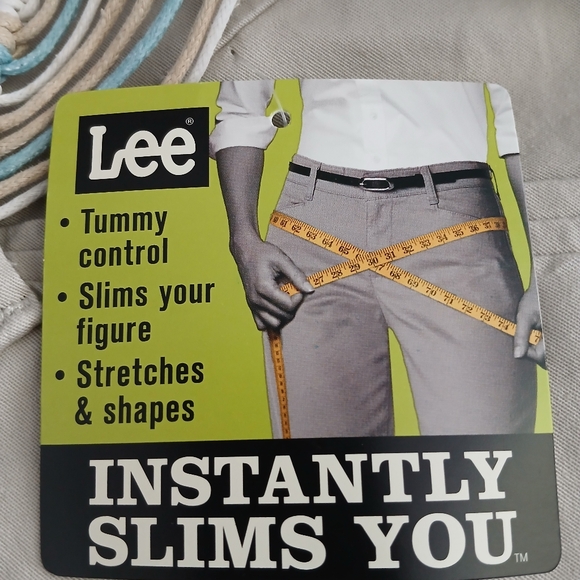 Lee Just Below The Waist Womens Capri Size 14 Petite Color Sand - Picture 13 of 14